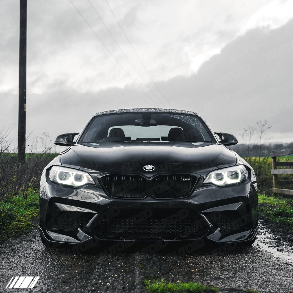 BMW M2 F87 Carbon Fibre Front Blades by FORM (2015-2018) - AUTOID® - Front Lips & Splitters - FORM Industries