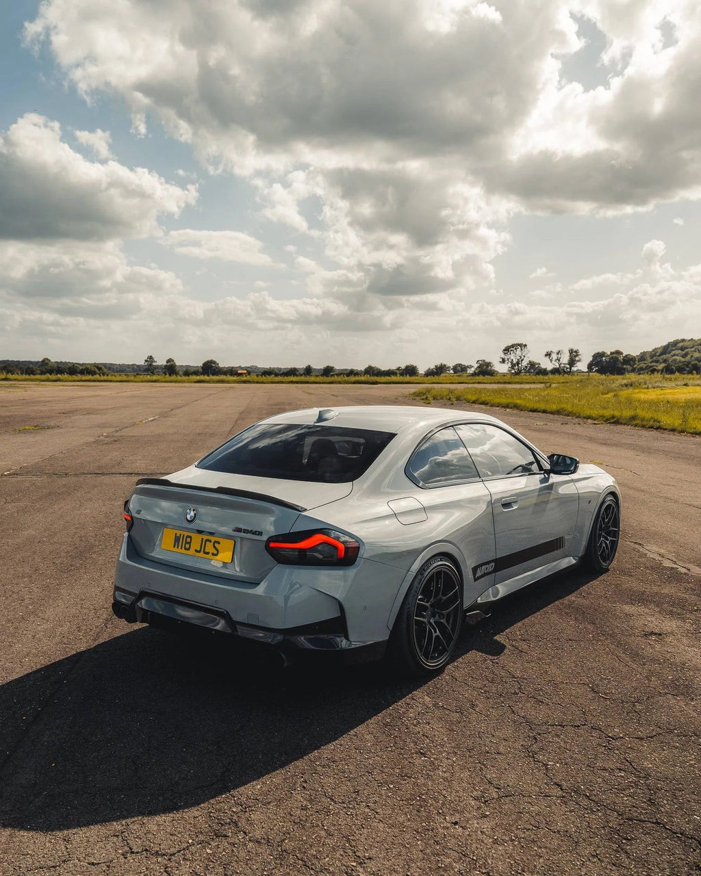 BMW M2 G87, 2 Series & M240i G42 Gloss Black CS Rear Spoiler by FORM (2021+) - AUTOID® - Rear Spoilers - FORM Industries