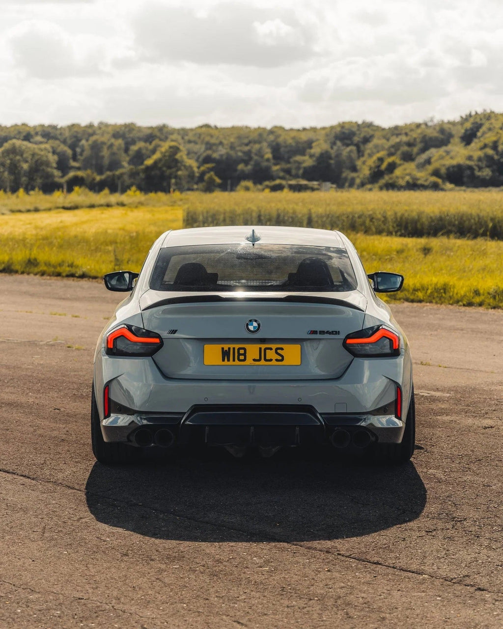 BMW M2 G87, 2 Series & M240i G42 Gloss Black CS Rear Spoiler by FORM (2021+) - AUTOID® - Rear Spoilers - FORM Industries