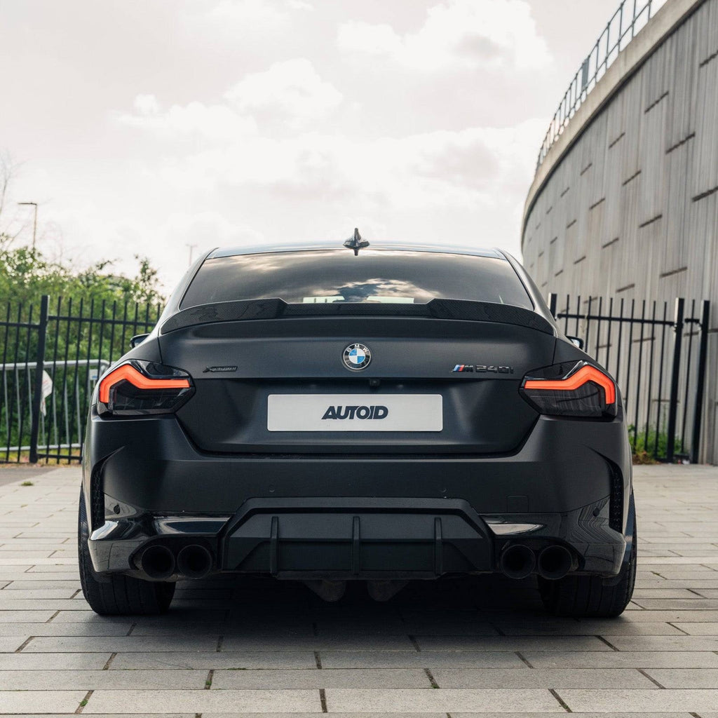 BMW M2 G87, 2 Series & M240i G42 Pre-preg Carbon Fibre ID-01 Rear Spoiler by TREVORA (2021+) - AUTOID® - Rear Spoilers - TREVORA