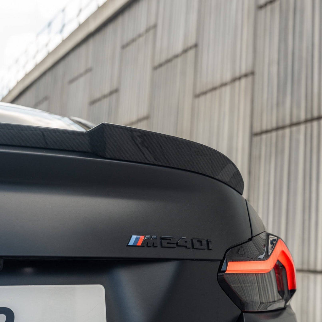 BMW M2 G87, 2 Series & M240i G42 Pre-preg Carbon Fibre ID-01 Rear Spoiler by TREVORA (2021+) - AUTOID® - Rear Spoilers - TREVORA