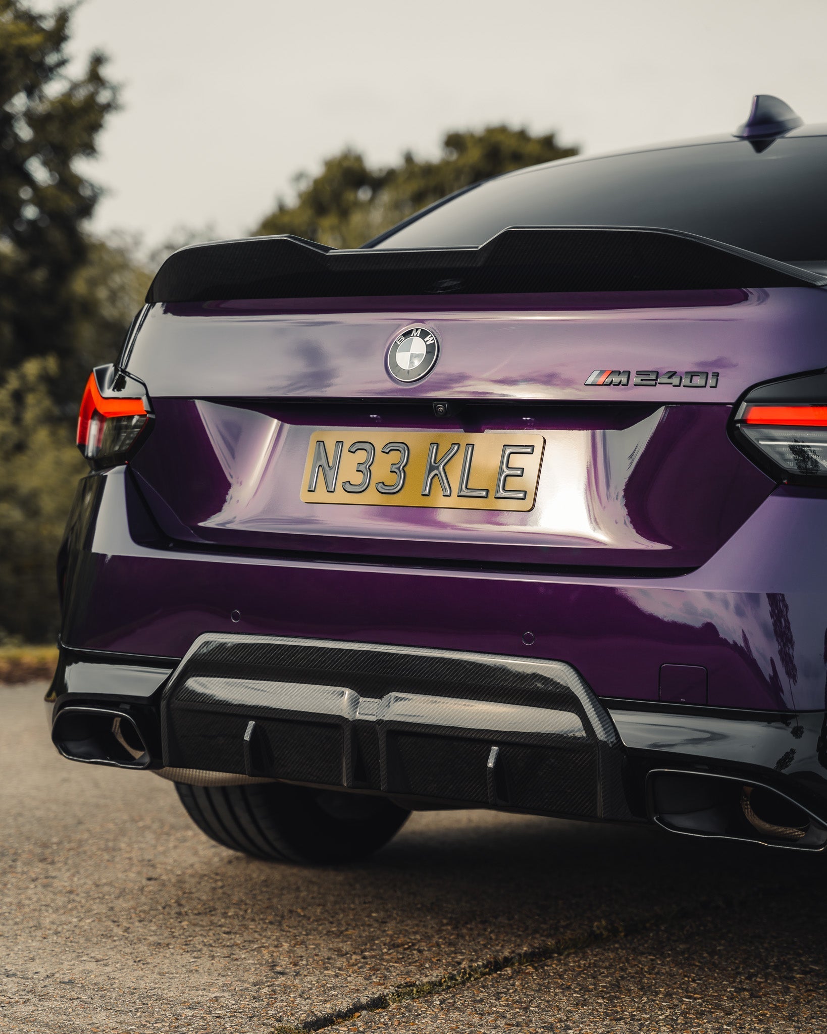 BMW M2 G87, 2 Series & M240i G42 Pre-preg Carbon Fibre Rear Spoiler by FORM (2021+) - AUTOID® - Rear Spoilers - FORM Industries