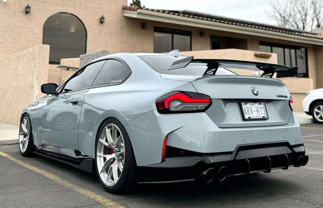 BMW M2 G87, 2 Series & M240i G42 TR87 Pre - Preg Carbon Fibre Rear Wing by TRE (2022+) - AUTOID - Rear Wings - TRE