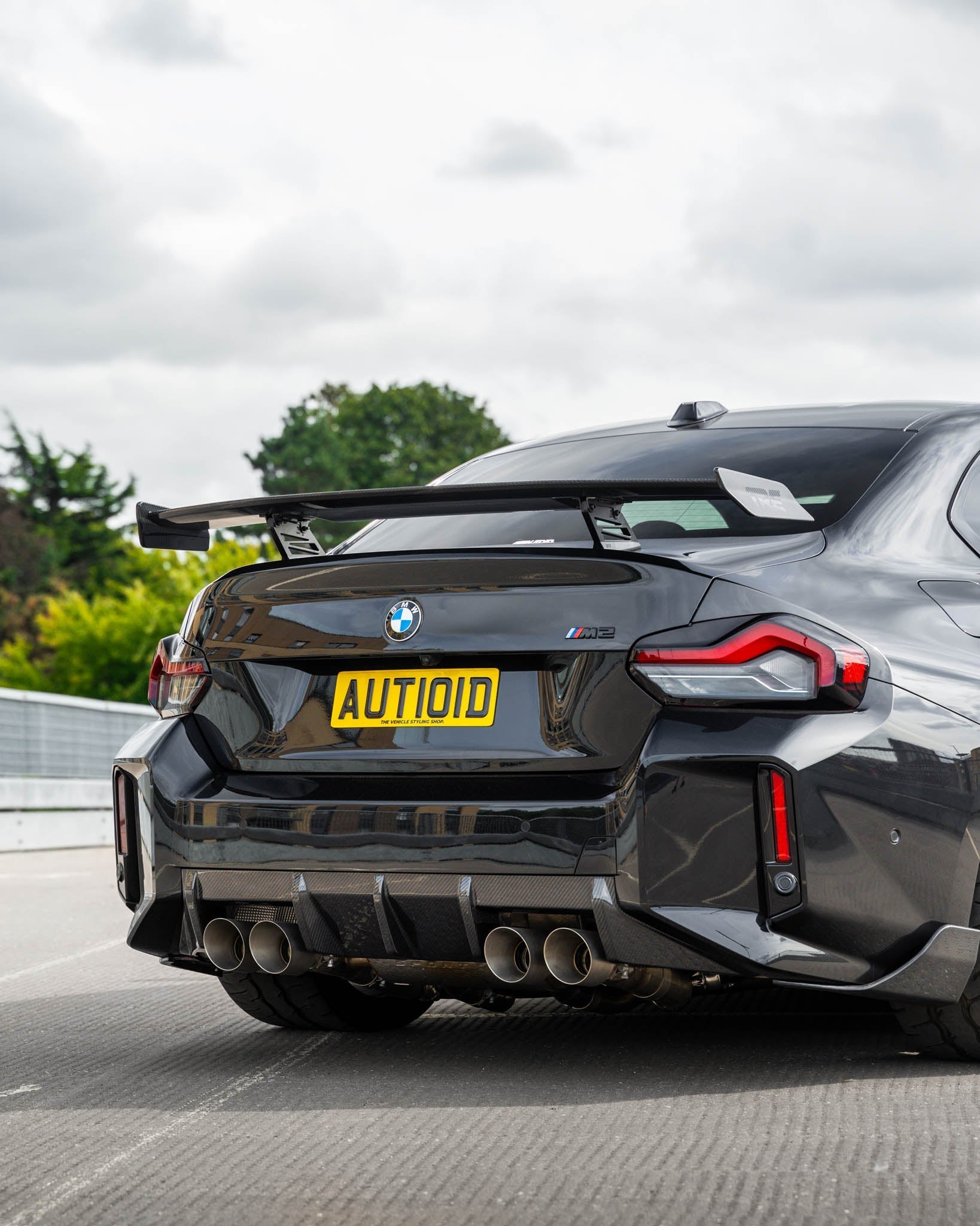BMW M2 G87, 2 Series & M240i G42 TR87 Pre-Preg Carbon Fibre Rear Wing by TREVORA (2022+) - AUTOID® - Rear Wings - TREVORA