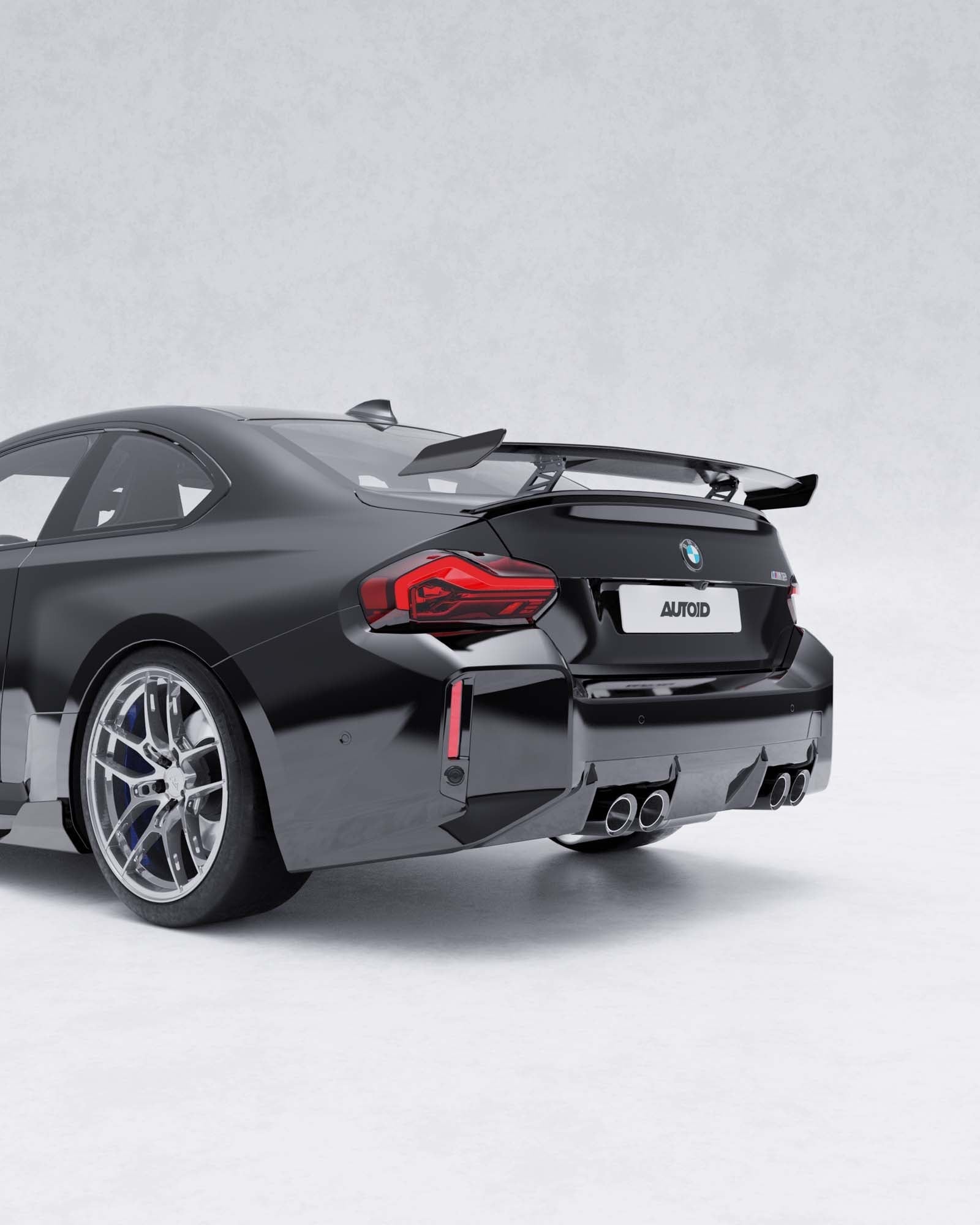 BMW M2 G87, 2 Series & M240i G42 TR87 Pre-Preg Carbon Fibre Rear Wing by TREVORA (2022+) - AUTOID® - Rear Wings - TREVORA