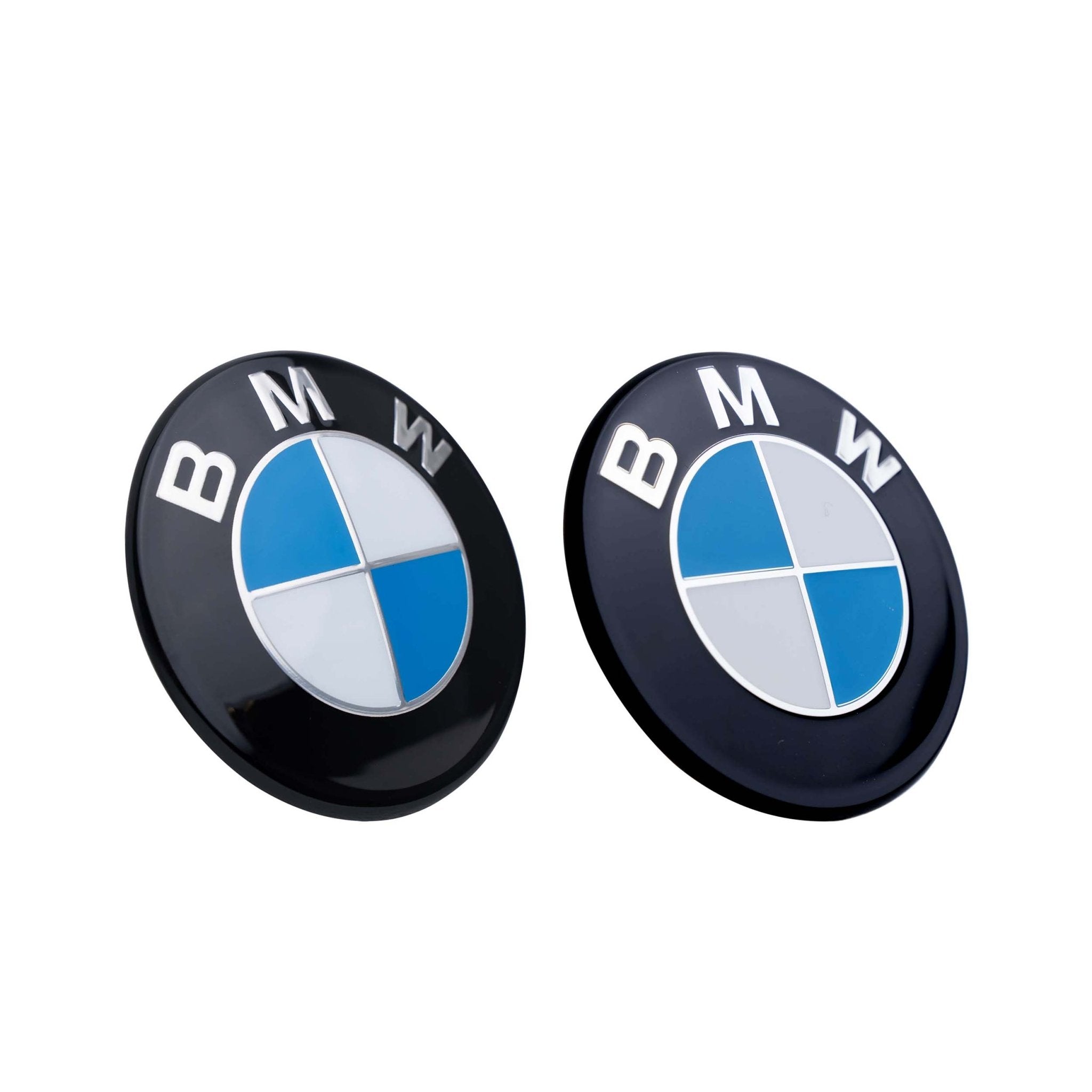 BMW M2 G87 Black Painted Genuine BMW Front & Rear Badge Emblems (2023+) - AUTOID - Model Badges - Essentials