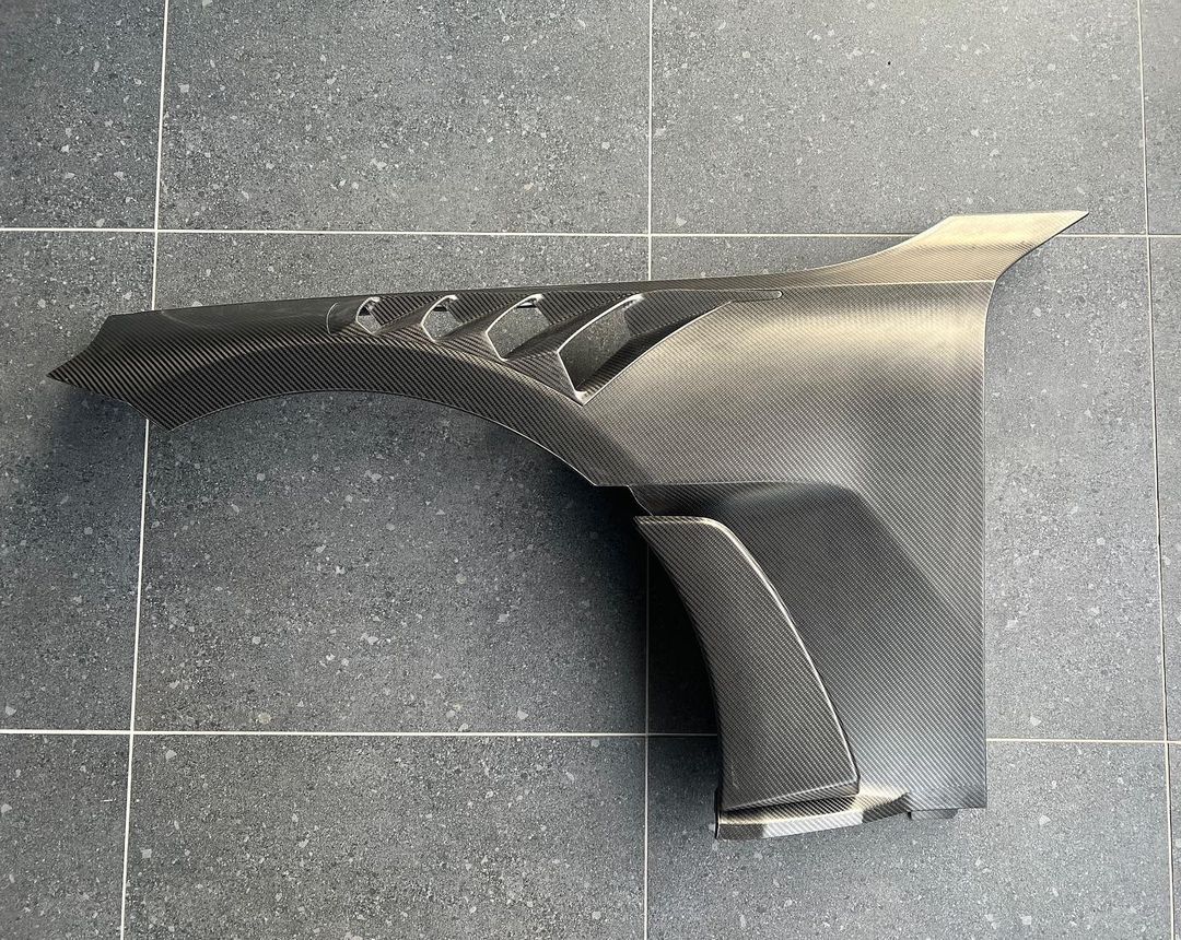 BMW M2 G87 Carbon Fibre Front Fender Wings by Alpha-N (2023+) - AUTOID® - Replacement Fenders - Alpha-N