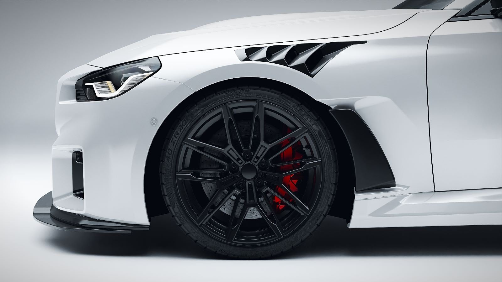 BMW M2 G87 Carbon Fibre Front Fender Wings by Alpha-N (2023+) - AUTOID® - Replacement Fenders - Alpha-N