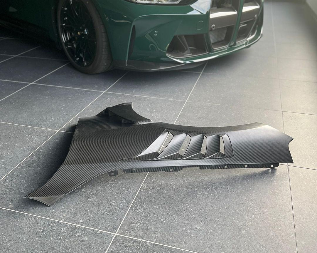 BMW M2 G87 Carbon Fibre Front Fender Wings by Alpha-N (2023+) - AUTOID® - Replacement Fenders - Alpha-N