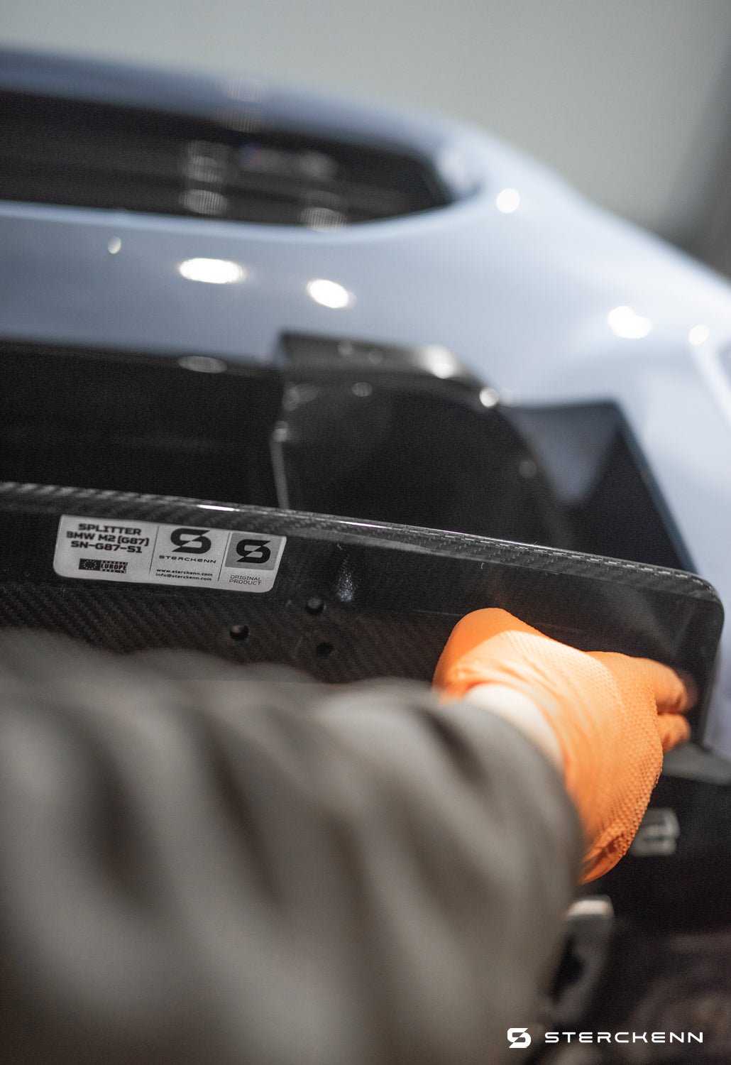 BMW M2 G87 Carbon Fibre Front Lip by Sterckenn (2023+) - AUTOID® - Front Lips & Splitters - Sterckenn