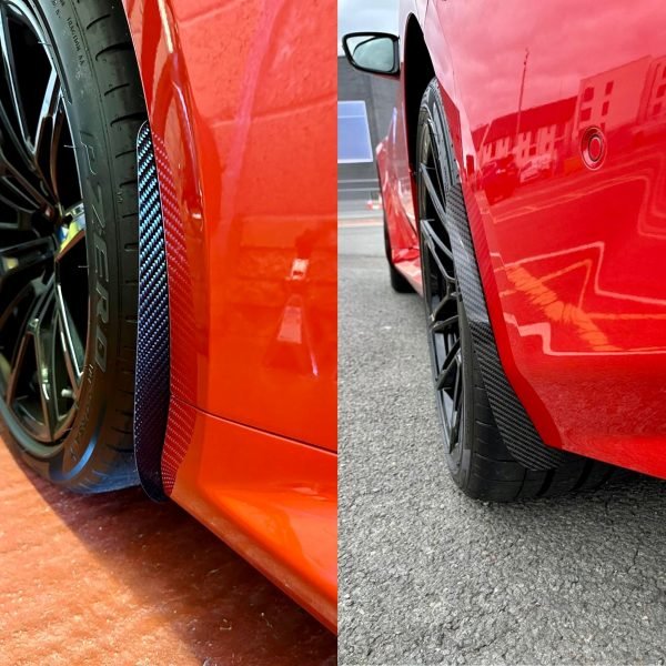 BMW M2 G87 Carbon Fibre Front & Rear Arch Guard Set by AP (2023+) - AUTOID - Arch Guards & Flaps - Automotive Passion