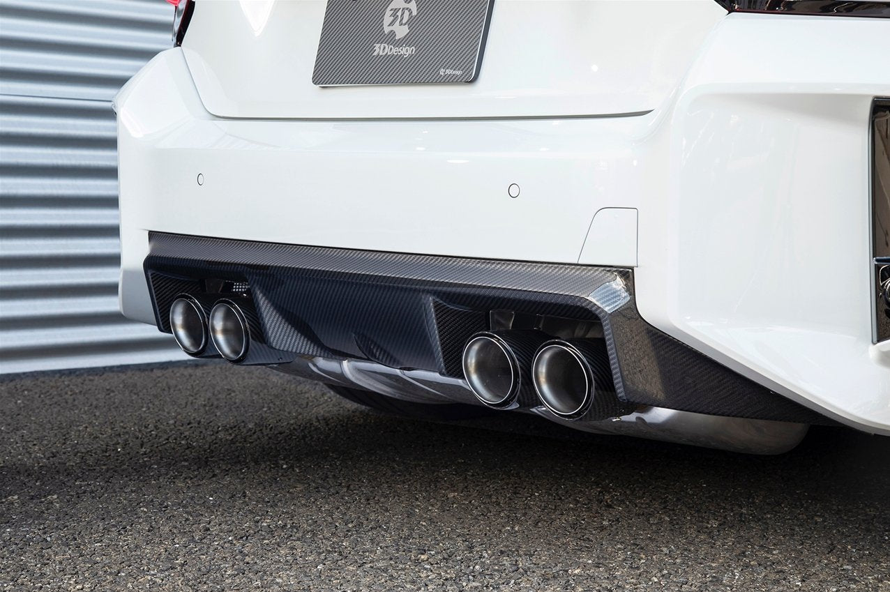 BMW M2 G87 Carbon Fibre Rear Diffuser by 3D Design (2023+) - AUTOID - Rear Diffusers - 3DDesign