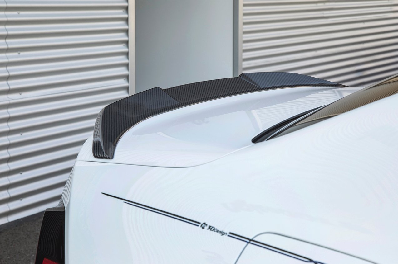 BMW M2 G87 Carbon Fibre Rear Spoiler by 3D Design (2023+) - AUTOID - Rear Spoilers - 3DDesign