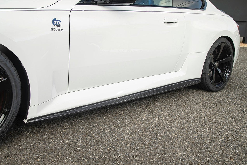 BMW M2 G87 Carbon Fibre Side Skirts by 3D Design (2023+) - AUTOID® - Side Skirts & Winglets - 3DDesign