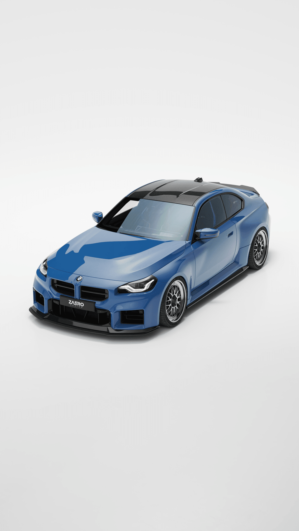 BMW M2 G87 EVO-S Gloss Black Front Grilles by ZAERO (2023+) - AUTOID® - Front Grille - Zaero Design