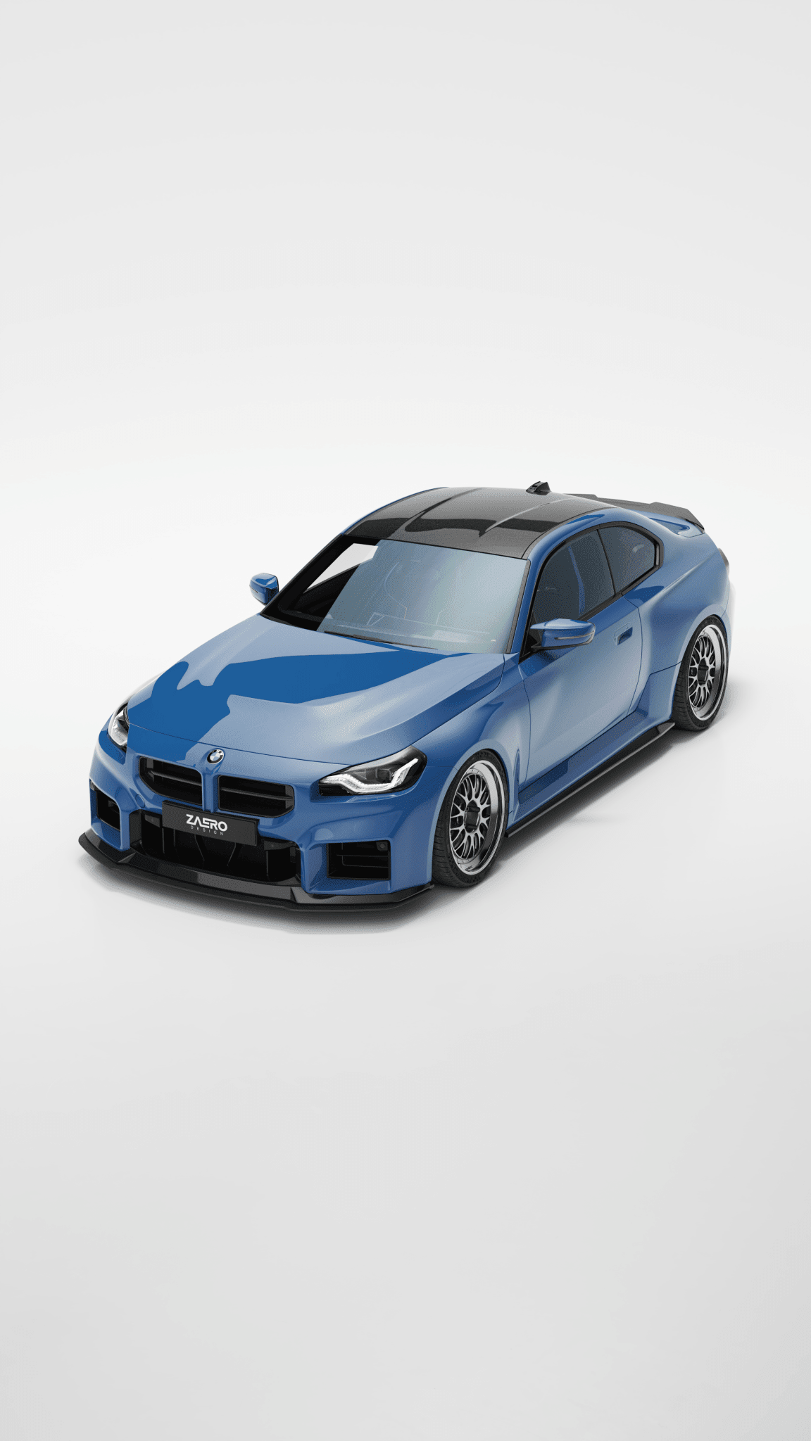 BMW M2 G87 EVO-S Gloss Black Front Grilles by ZAERO (2023+) - AUTOID® - Front Grille - Zaero Design