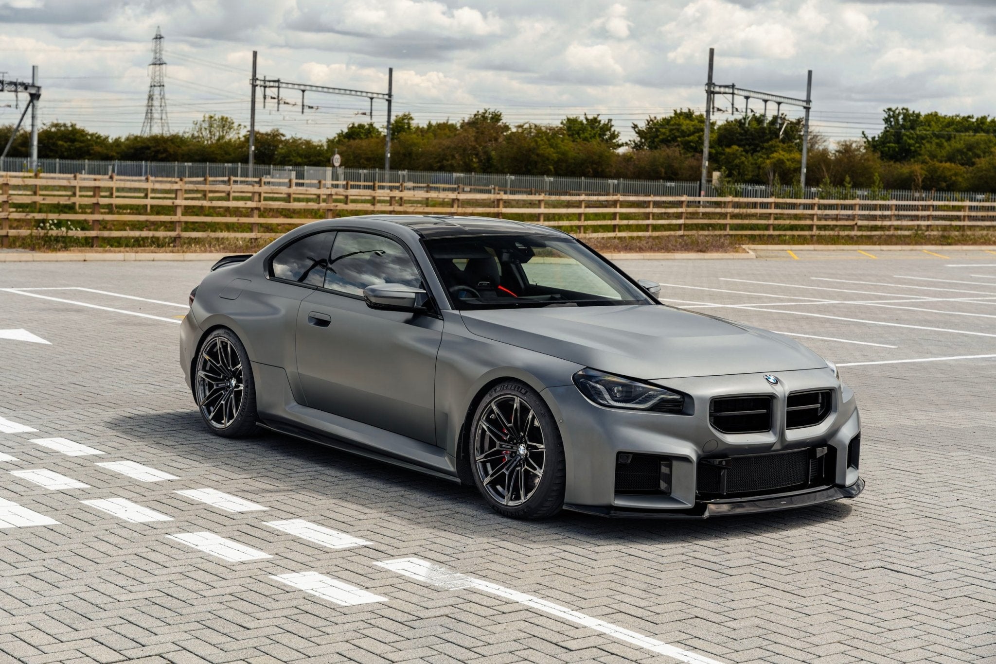 BMW M2 G87 EVO-S Gloss Black Front Grilles by ZAERO (2023+) - AUTOID® - Front Grille - Zaero Design