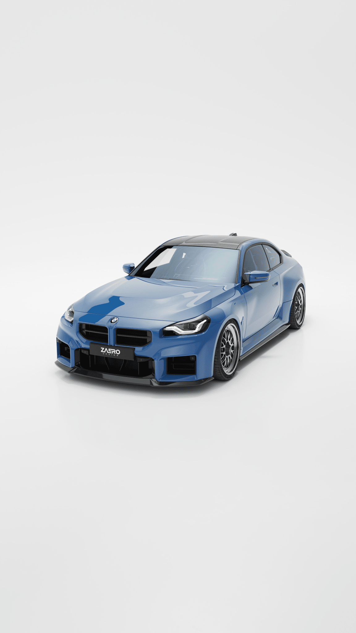 BMW M2 G87 EVO-S Gloss Black Front Lip by ZAERO (2023+) - AUTOID® - Front Lips & Splitters - Zaero Design