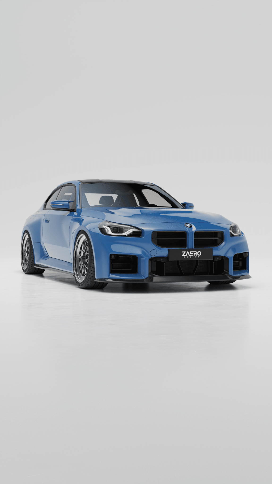 BMW M2 G87 EVO-S Gloss Black Front Lip by ZAERO (2023+) - AUTOID® - Front Lips & Splitters - Zaero Design