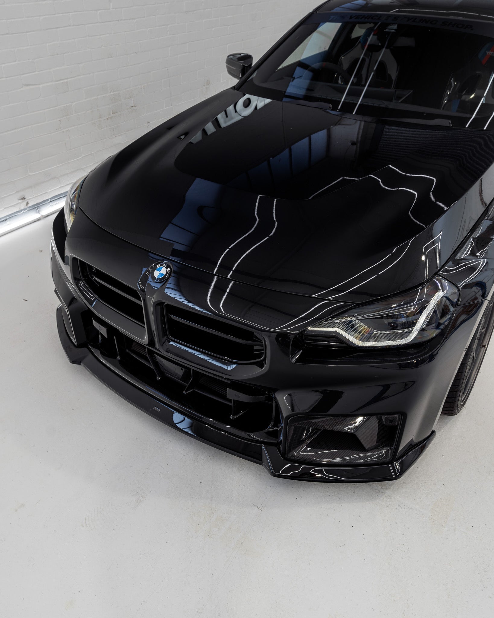 BMW M2 G87 EVO-S Gloss Black Front Lip by ZAERO (2023+) - AUTOID® - Front Lips & Splitters - Zaero Design