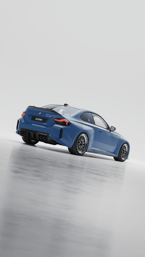 BMW M2 G87 EVO-S Gloss Black Rear Diffuser by ZAERO (2023+) - AUTOID® - Rear Diffusers - Zaero Design