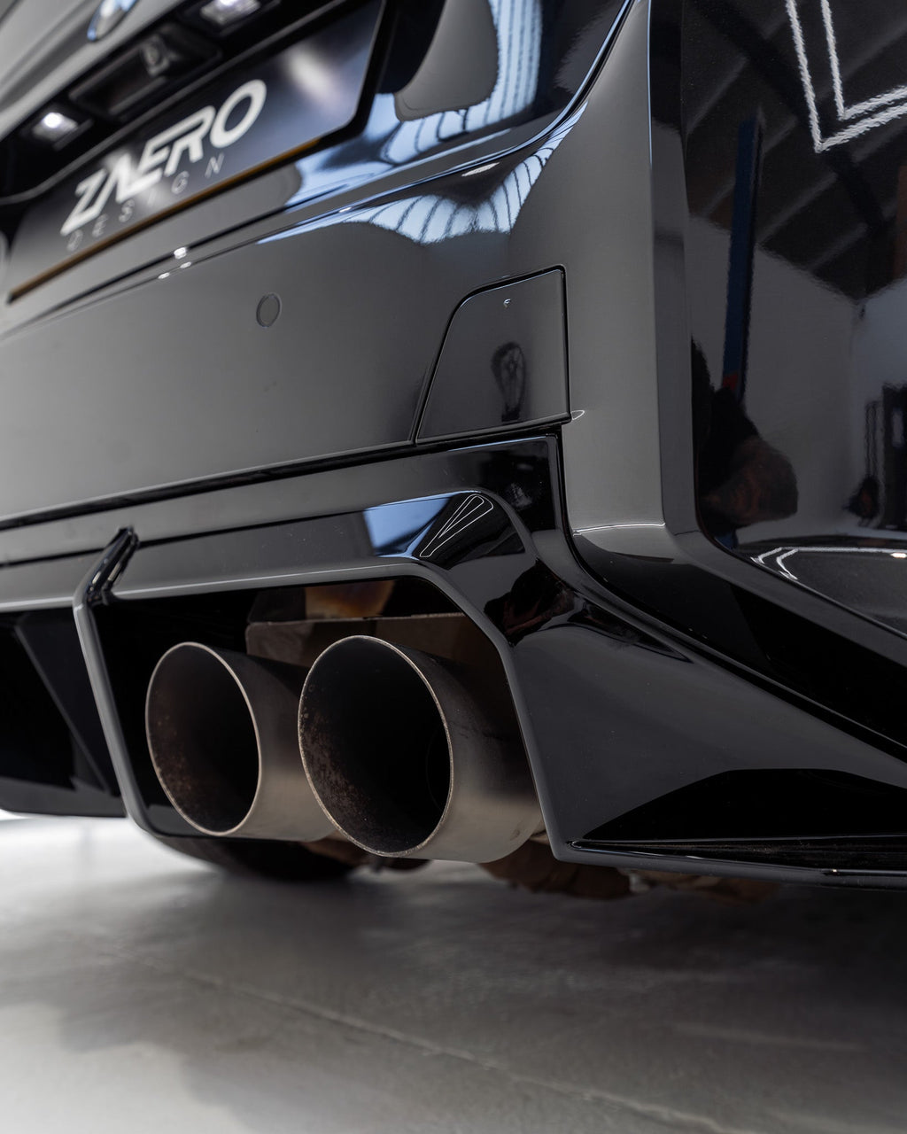 BMW M2 G87 EVO-S Gloss Black Rear Diffuser by ZAERO (2023+) - AUTOID® - Rear Diffusers - Zaero Design