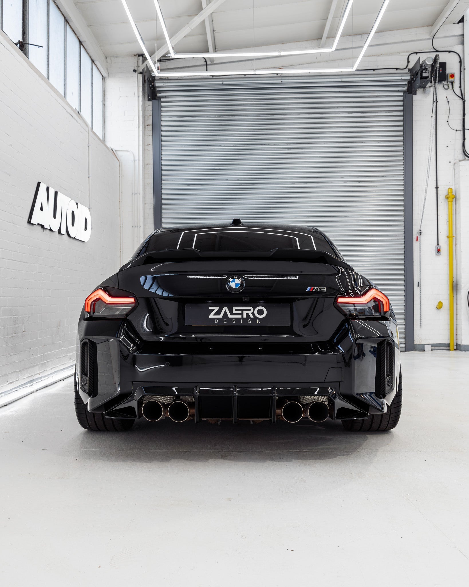 BMW M2 G87 EVO-S Gloss Black Rear Diffuser by ZAERO (2023+) - AUTOID® - Rear Diffusers - Zaero Design