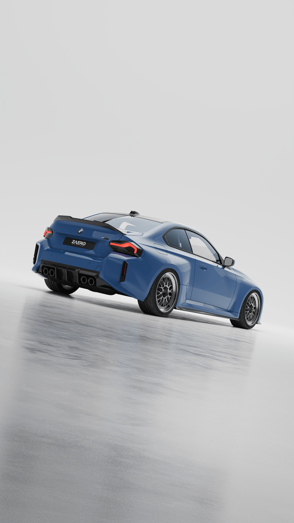 BMW M2 G87 EVO - S Gloss Black Rear Diffuser by ZAERO (2023+) - AUTOID - Rear Diffusers - Zaero Design