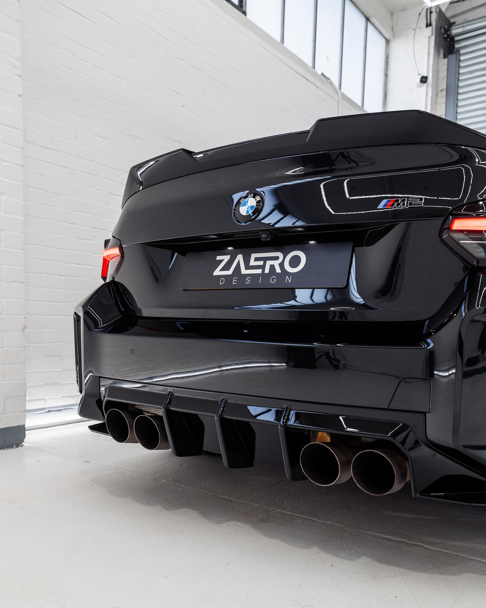 BMW M2 G87 EVO - S Gloss Black Rear Diffuser by ZAERO (2023+) - AUTOID - Rear Diffusers - Zaero Design