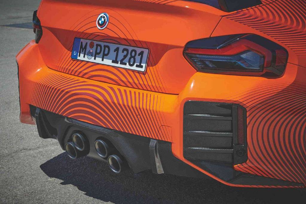 BMW M2 G87 Genuine M Performance Carbon Fibre Rear Bumper Inserts (2023+) - AUTOID® - Bumper Inserts & Trim - BMW M Performance