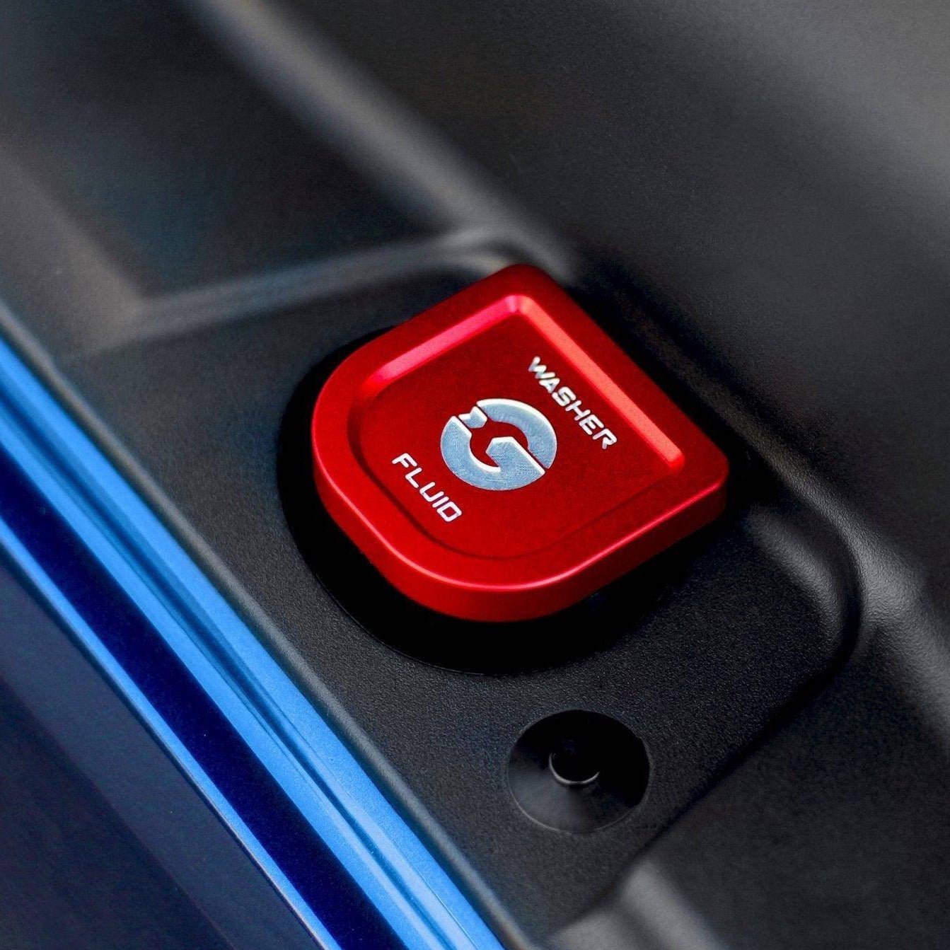 BMW M2 G87, M3 G80 & M4 G82 Blackline Washer Fluid Cap by Goldenwrench - AUTOID® - Vehicle Dress Up Caps & Covers - Goldenwrench Supply