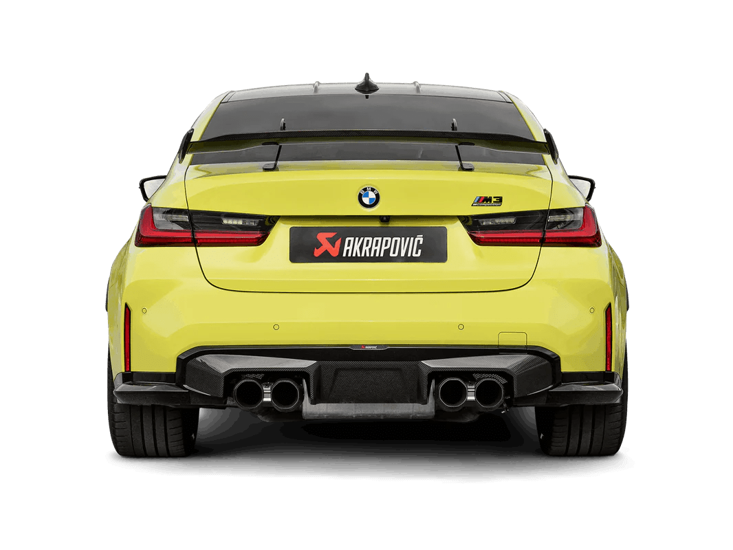 BMW M2 G87, M3 G80, M4 G82 & M Sport Carbon Fibre Rear Wing by Akrapovic - AUTOID® - Rear Wings - Akrapovic