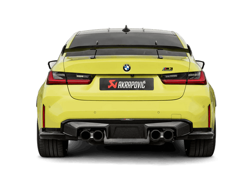 BMW M2 G87, M3 G80, M4 G82 & M Sport Carbon Fibre Rear Wing by Akrapovic - AUTOID® - Rear Wings - Akrapovic