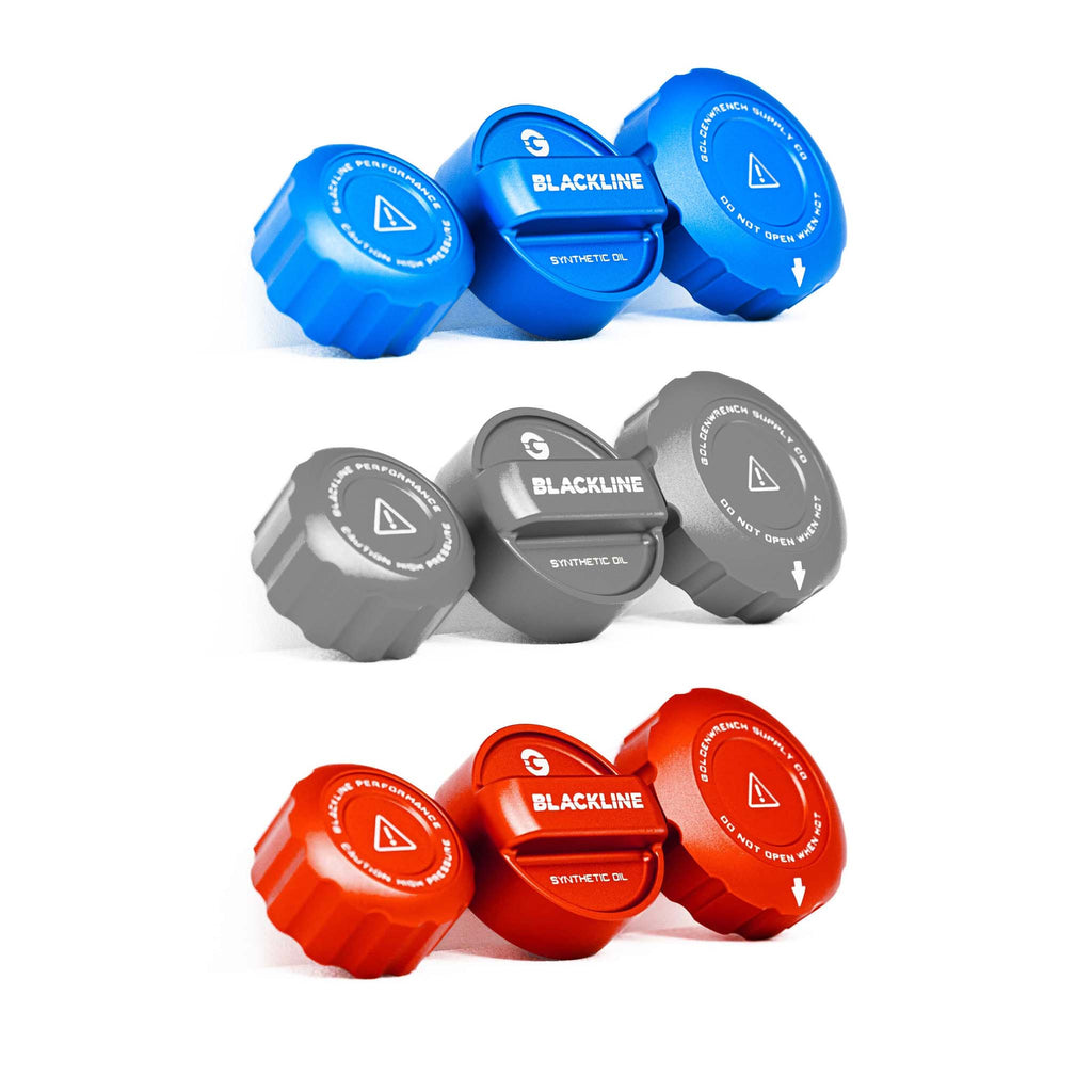 BMW M2 G87, M3 G80, M4 G82, X3M, X4M F9X Engine Bay Cap Set by Goldenwrench - AUTOID® - Vehicle Dress Up Caps & Covers - Goldenwrench Supply
