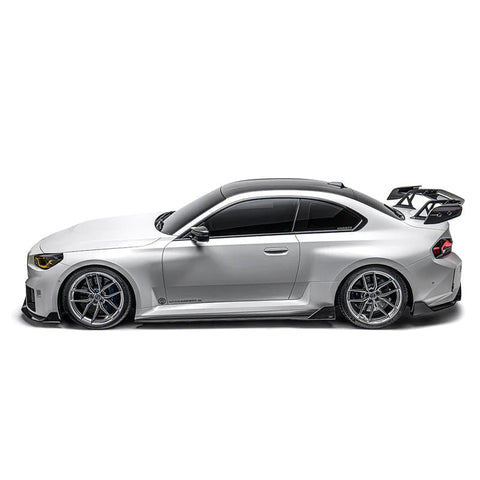 BMW M2 G87 Pre-Preg Carbon Fibre AT-R3 Swan Neck Rear Wing by Adro (2023+) - AUTOID® - Rear Wings - Adro