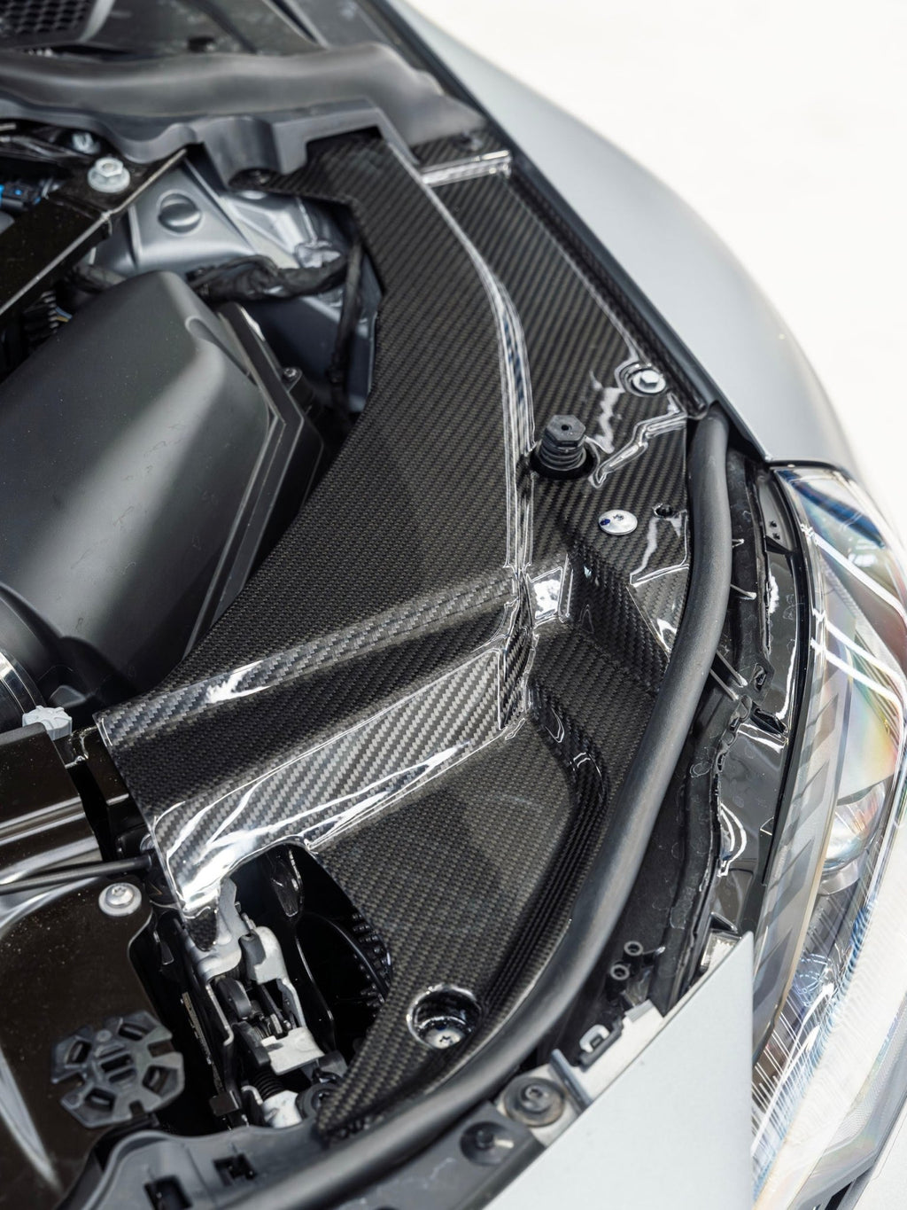 BMW M2 G87 Pre-Preg Carbon Fibre Engine Bay Headlight Cover by FORM (2023+) - AUTOID® - Accessories - FORM Industries