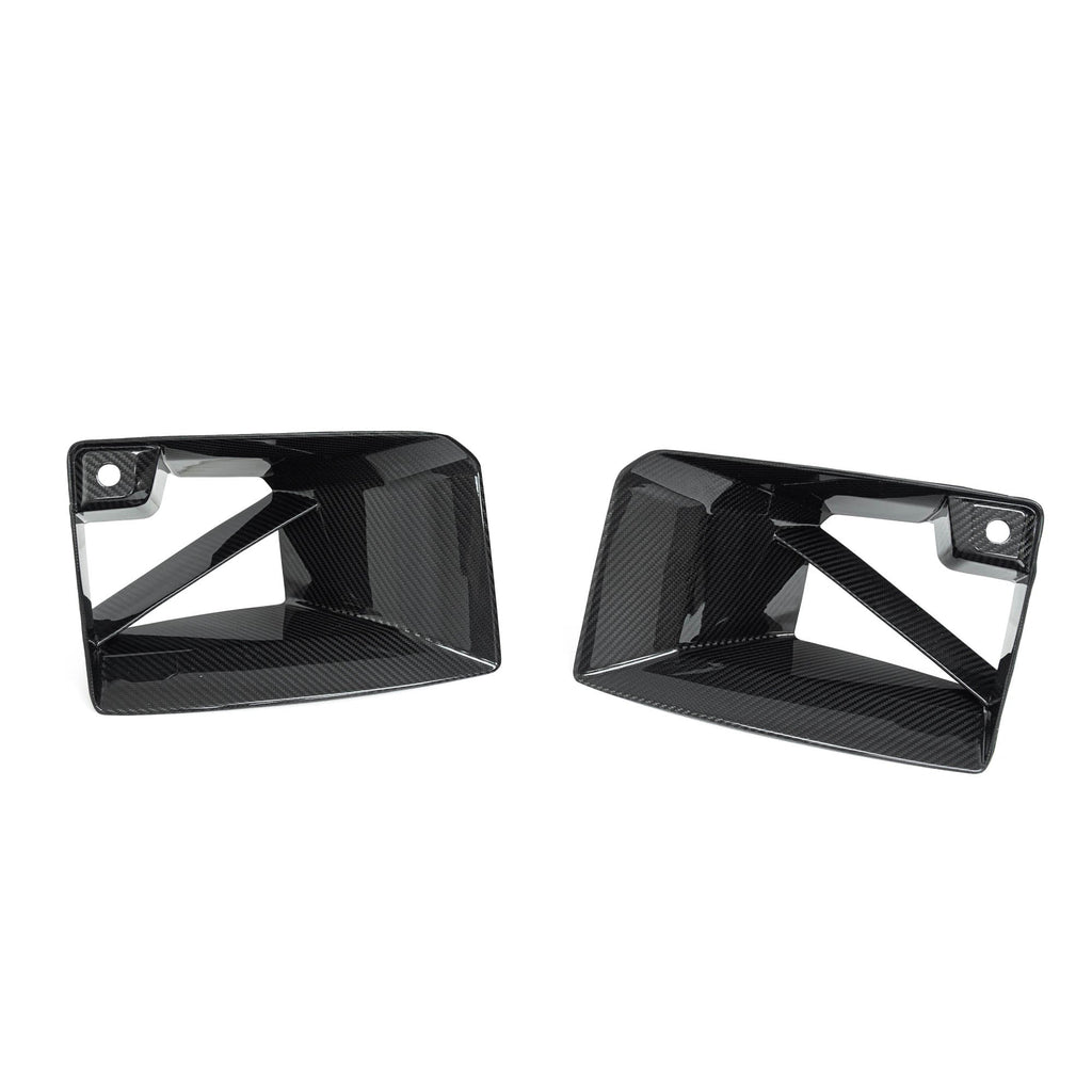 BMW M2 G87 Pre-Preg Carbon Fibre Front Ducts Inserts by FORM (2023+) - AUTOID® - Bumper Inserts & Trim - FORM Industries
