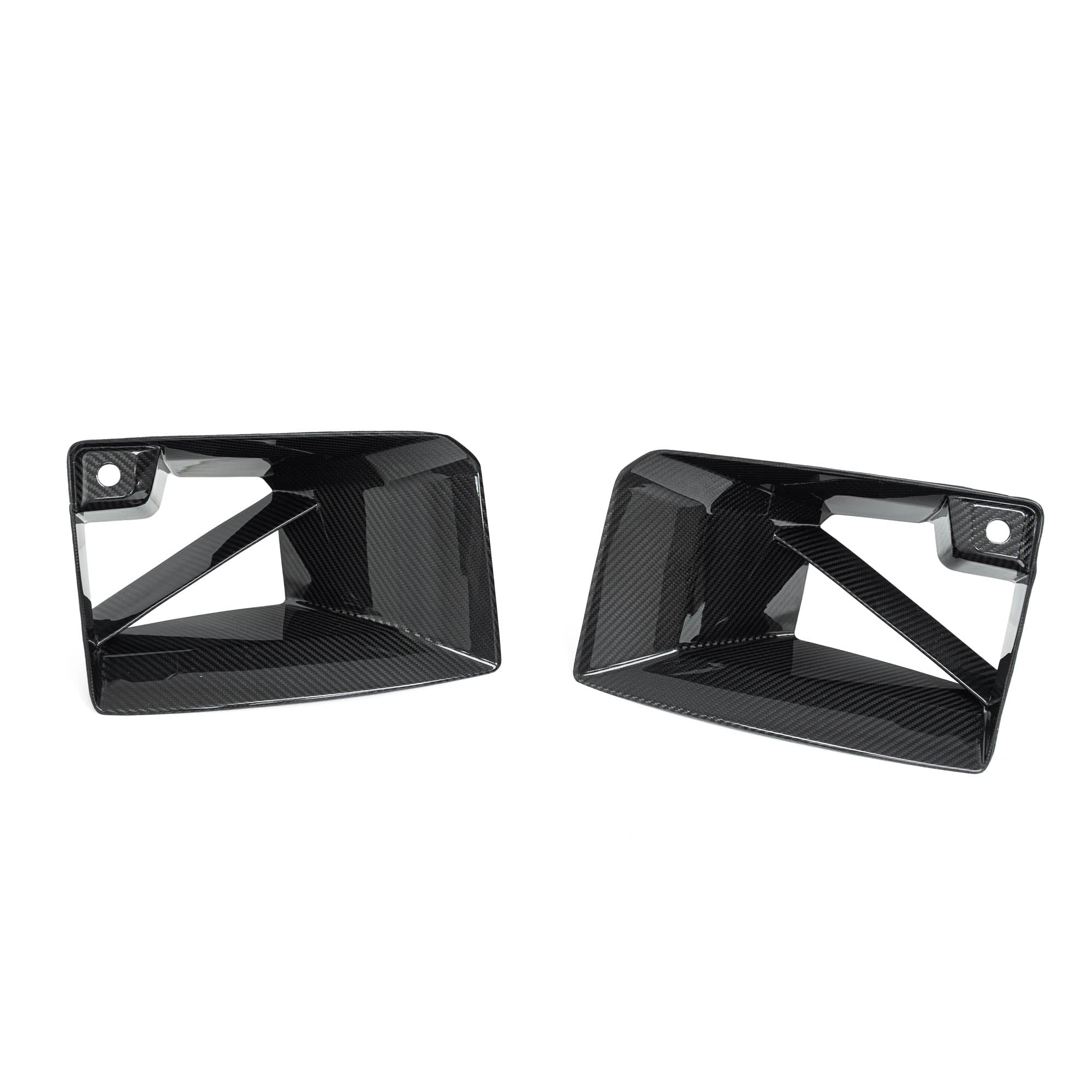 BMW M2 G87 Pre-Preg Carbon Fibre Front Ducts Inserts by FORM (2023+) - AUTOID® - Bumper Inserts & Trim - FORM Industries