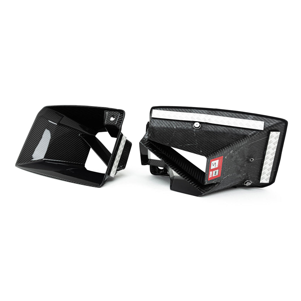 BMW M2 G87 Pre-Preg Carbon Fibre Front Ducts Inserts by FORM (2023+) - AUTOID® - Bumper Inserts & Trim - FORM Industries