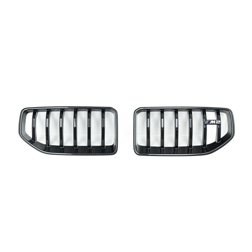BMW M2 G87 Pre-Preg Carbon Fibre Front Grilles by Adro (2023+) - AUTOID® - Front Grille - Adro