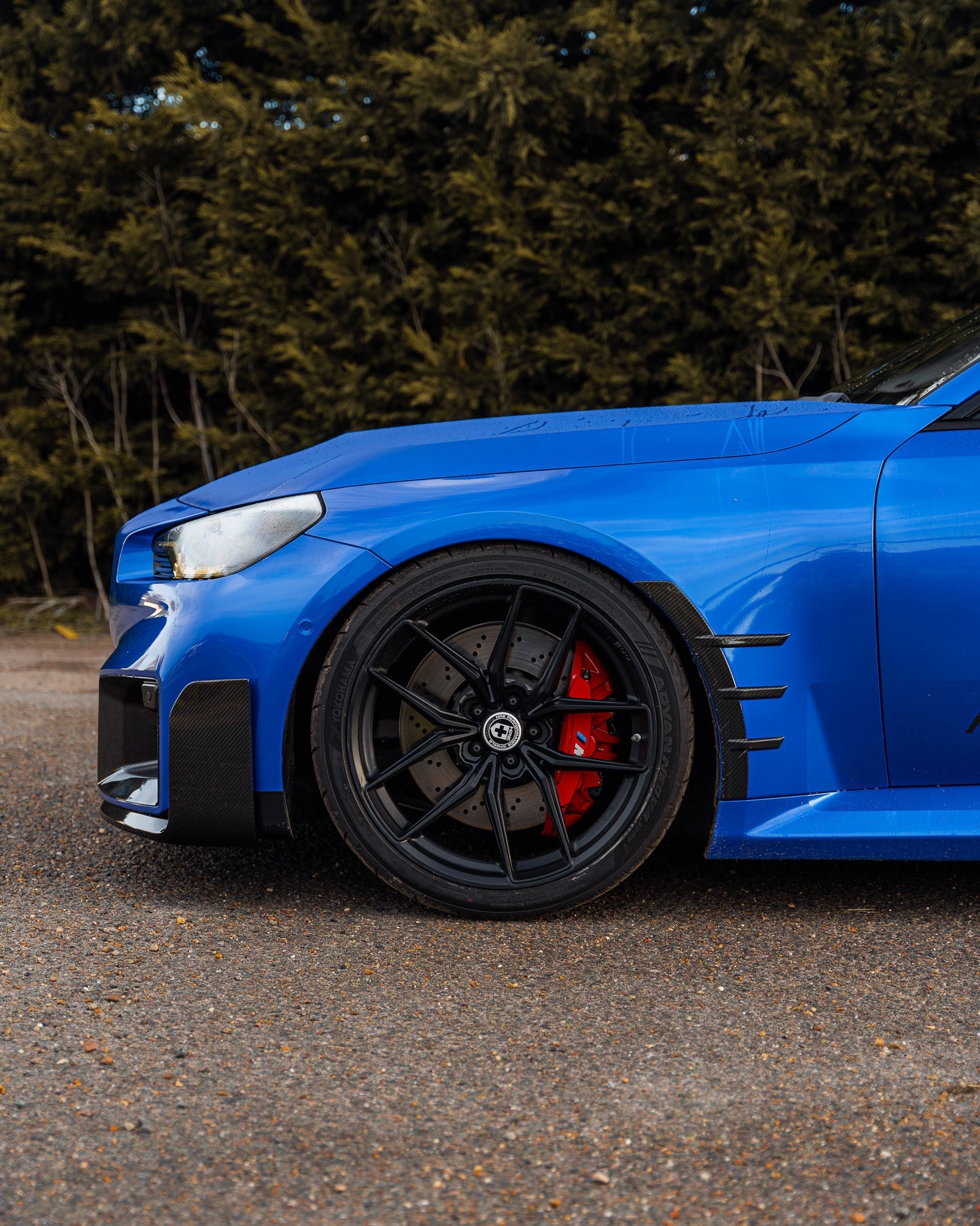 BMW M2 G87 Pre-Preg Carbon Fibre Front Side Fender Trim Spats by FORM (2023+) - AUTOID® - Fender Trim - FORM Industries
