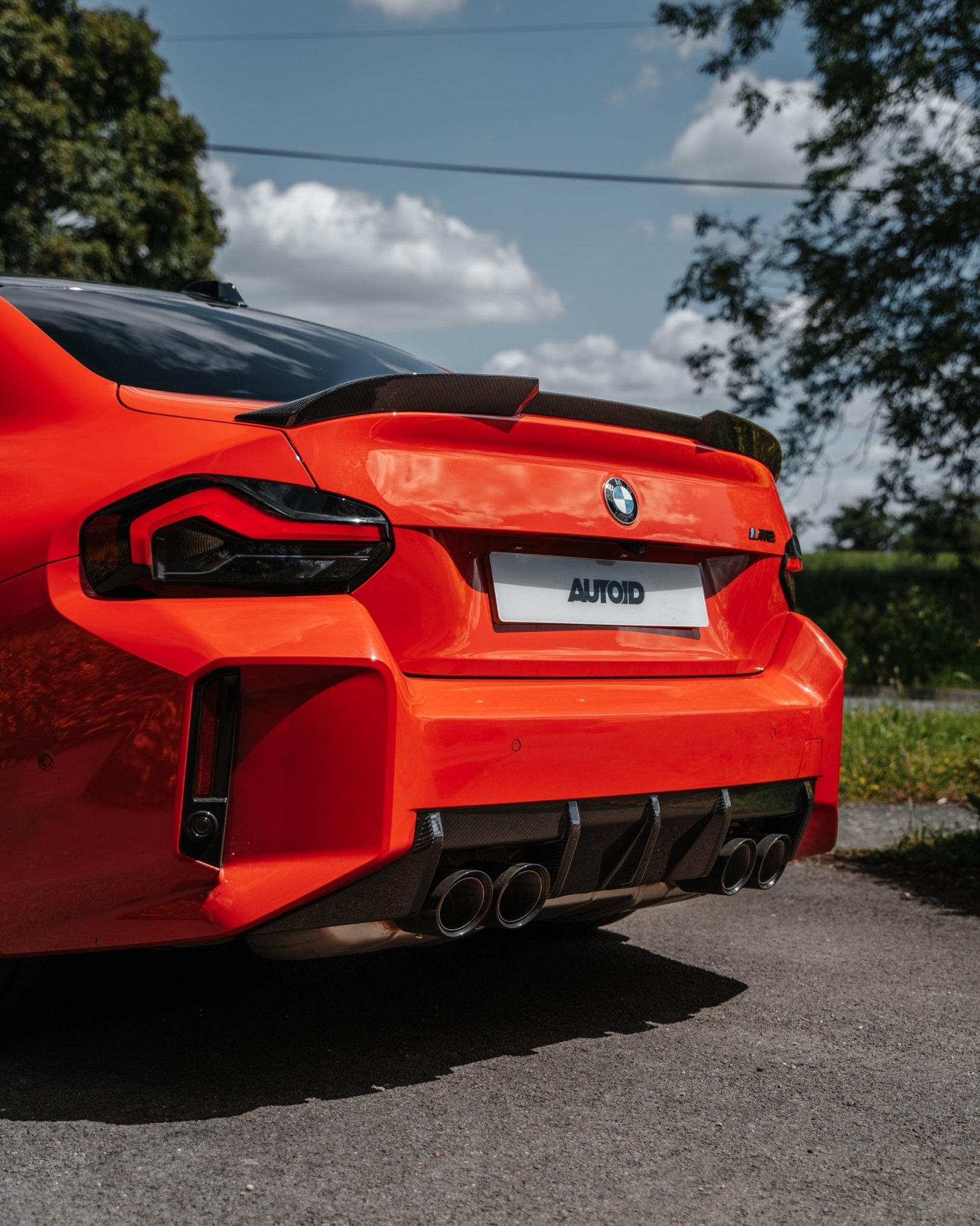 BMW M2 G87 Pre - Preg Carbon Fibre Performance Rear Diffuser by TRE (2023+) - AUTOID - Rear Diffusers - TRE