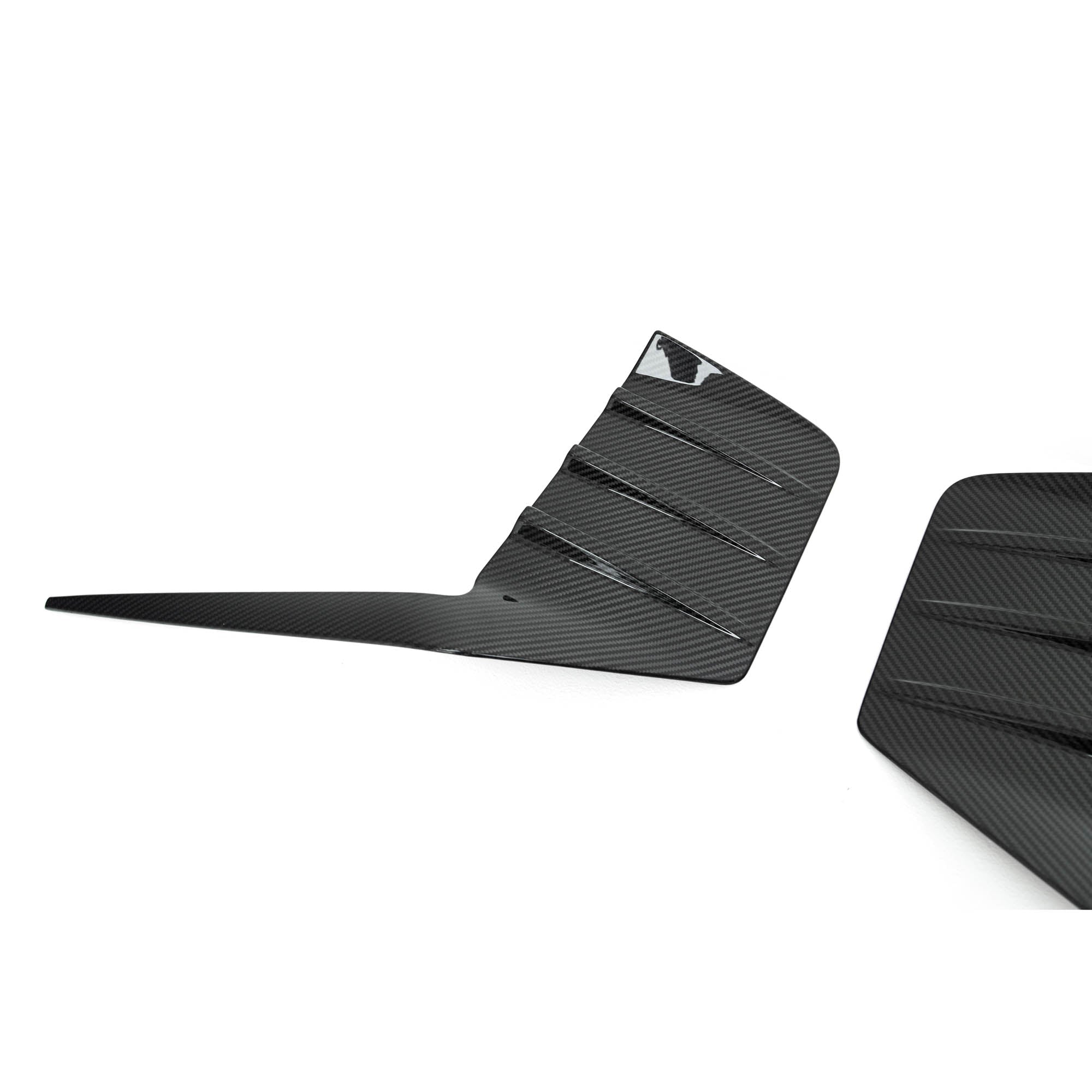 BMW M2 G87 Pre-Preg Carbon Fibre Rear Bumper Attachments by FORM (2023+) - AUTOID® - Bumper Inserts & Trim - FORM Industries