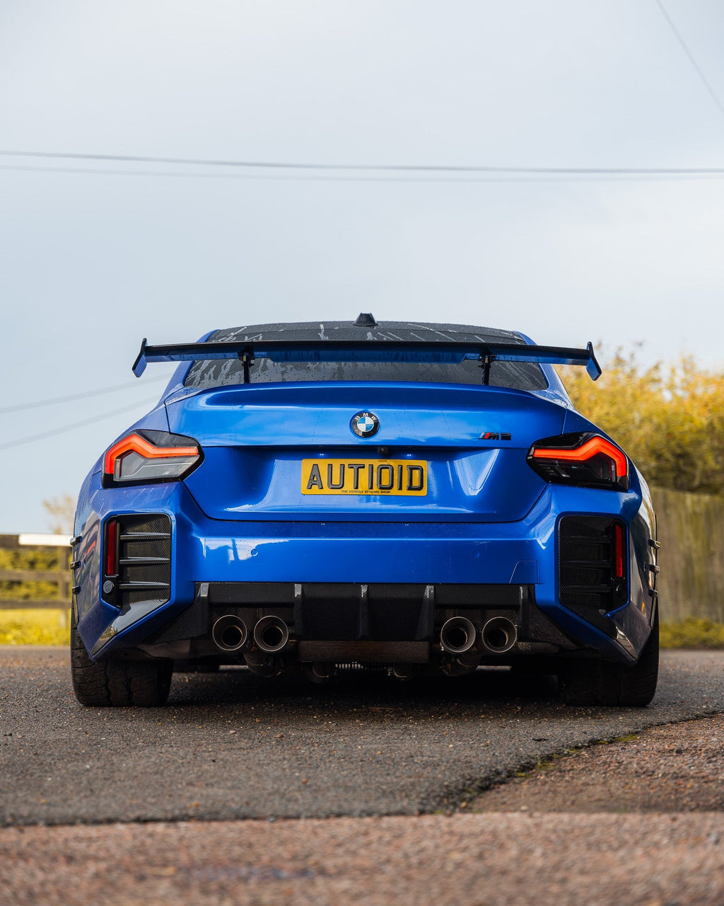 BMW M2 G87 Pre-Preg Carbon Fibre Rear Bumper Attachments by FORM (2023+) - AUTOID® - Bumper Inserts & Trim - FORM Industries