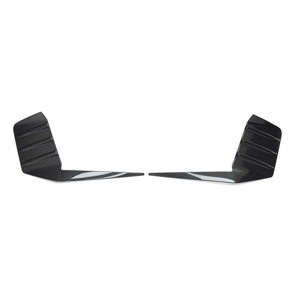 BMW M2 G87 Pre - Preg Carbon Fibre Rear Bumper Attachments by TRE (2023+) - AUTOID - Bumper Inserts & Trim - TRE