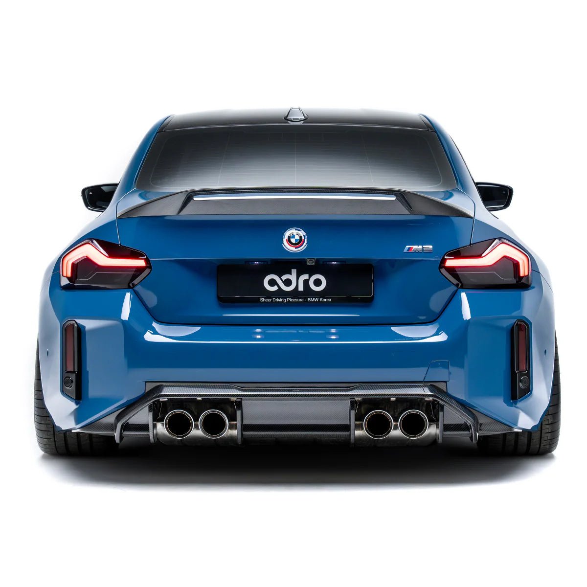 BMW M2 G87 Pre - Preg Carbon Fibre Rear Diffuser V2 by Adro (2023+) - AUTOID - Rear Diffusers - Adro