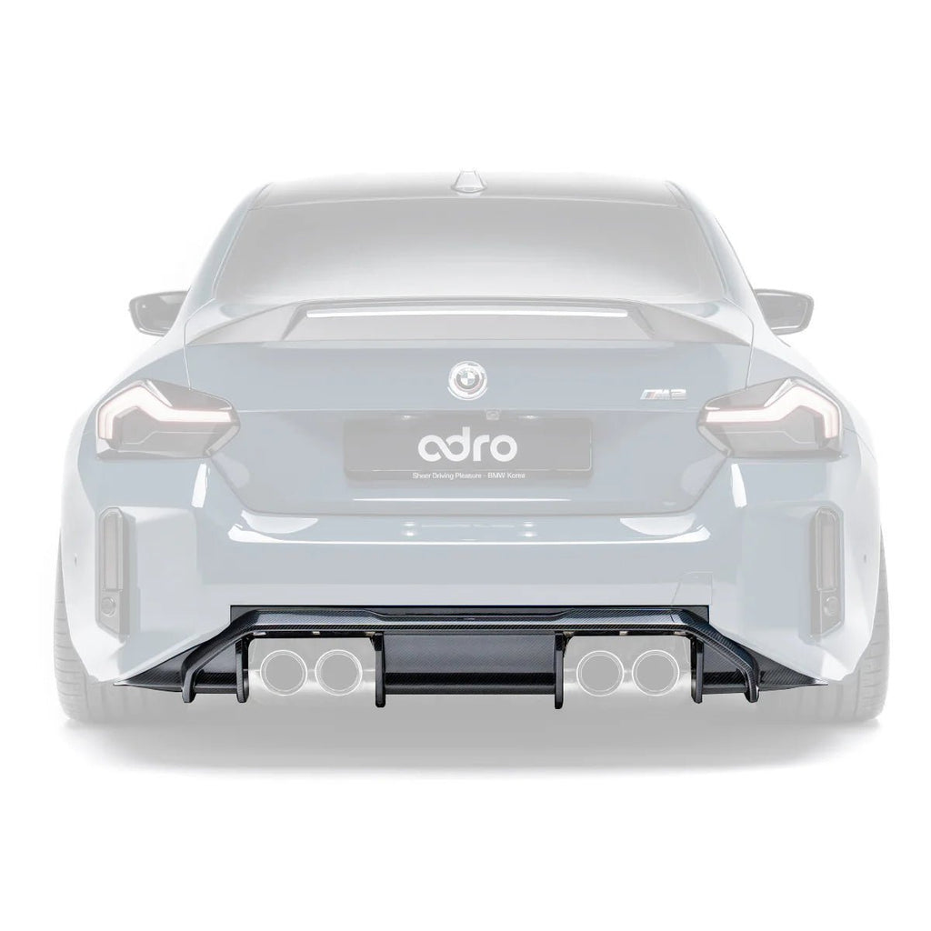 BMW M2 G87 Pre-Preg Carbon Fibre Rear Diffuser V2 by Adro (2023+) - AUTOID® - Rear Diffusers - Adro