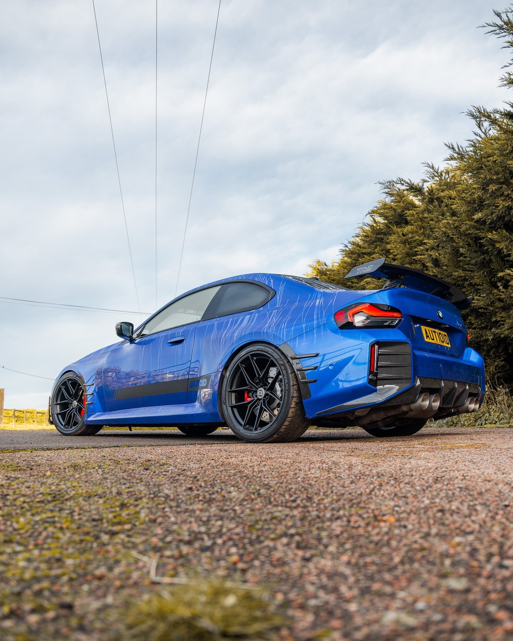 BMW M2 G87 Pre-Preg Carbon Fibre Rear Side Fender Trim Spats by FORM (2023+) - AUTOID® - Fender Trim - FORM Industries