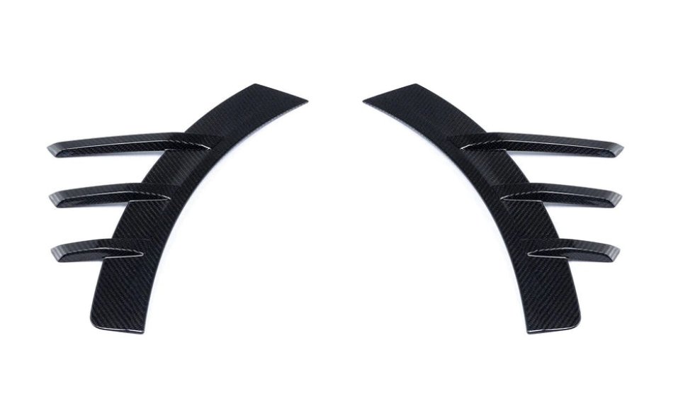 BMW M2 G87 Pre Preg Carbon Fibre Rear Side Fender Trim Spats By TRE Bmw m2 g87 pre preg carbon fibre rear side fender trim spats by tre