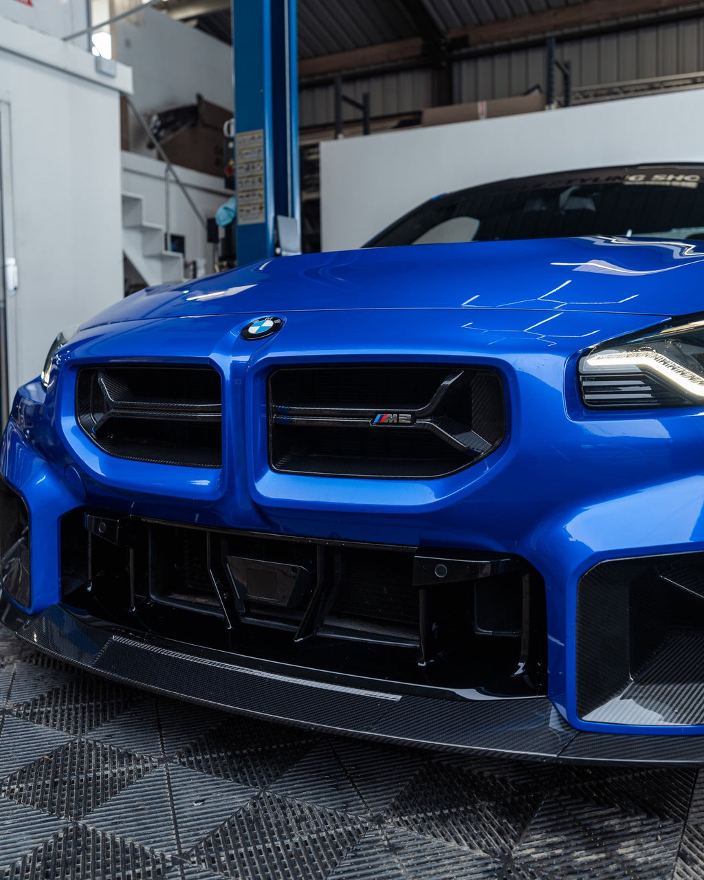 BMW M2 G87 Pre-Preg Carbon Fibre T-CSL Front Grilles by TREVORA (2023+) - AUTOID® - Front Grille - TREVORA